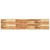 vidaXL Estante flotante madera acacia maciza acabado aceite 120x30x4cm