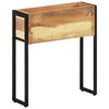 vidaXL Jardinera de madera maciza reciclada 60x20x68 cm