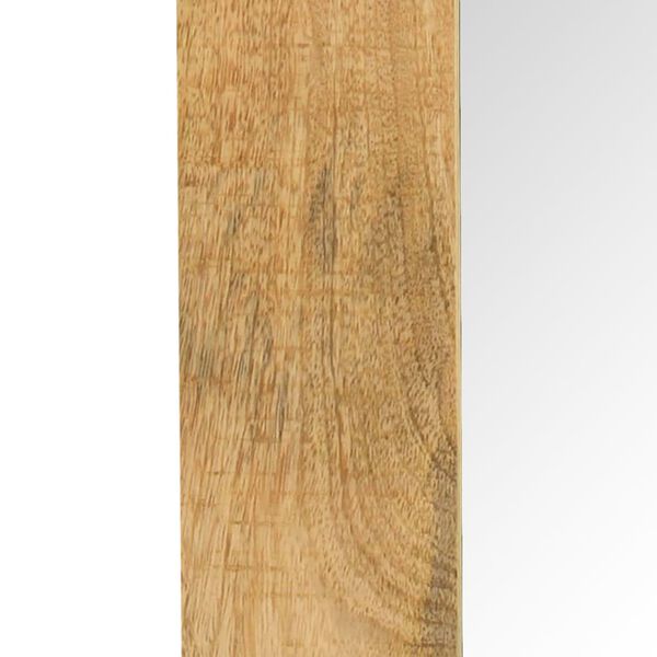 vidaXL Espejo de madera maciza de mango 50x50 cm