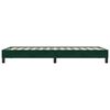 vidaXL Estructura de cama sin colch&oacute;n terciopelo verde oscuro 80x210cm