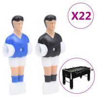 vidaXL Jugadores de futbolín para varillas de 15,9 mm 22 piezas