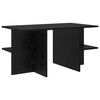 vidaXL Mesa de Caf&eacute; Roble Negro 87 x 50 x 45 cm Madera de ingenier&iacute;a