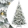 vidaXL Árbol de Navidad artificial con 300 LED 210 cm PE y PVC