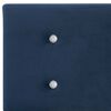 vidaXL Cama con colchón de terciopelo azul 180x200 cm