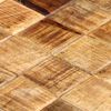 vidaXL Mesas de centro con diseño de bloque 2 uds madera mango rugosa
