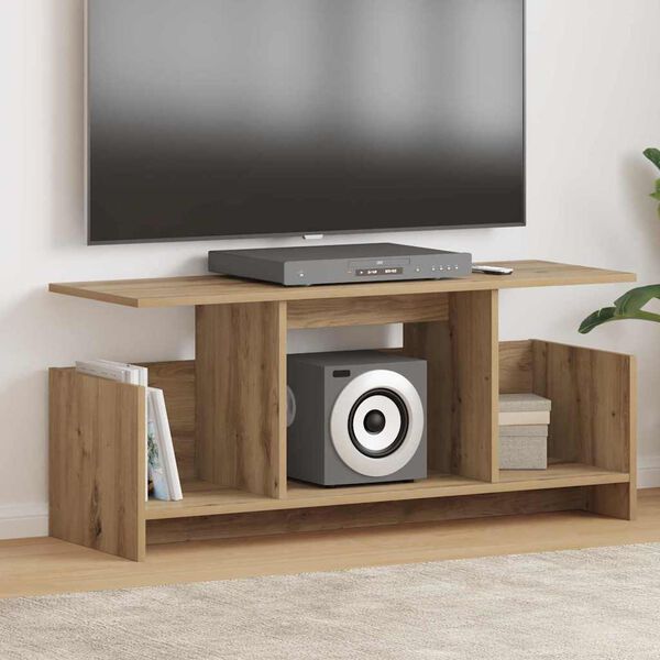 vidaXL Soporte de TV Roble artesanal 102 x 35 x 45 cm