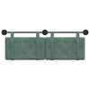 vidaXL Cabecera Colgante Verde Mar 150 x 55 x 5 cm Terciopelo