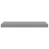 vidaXL Estante flotante de pared MDF gris 60x23,5x3,8 cm