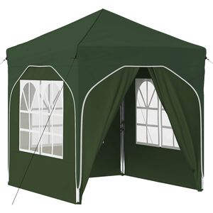 vidaXL Carpa Plegable para Fiestas 192 x 192 x 245 cm Verde