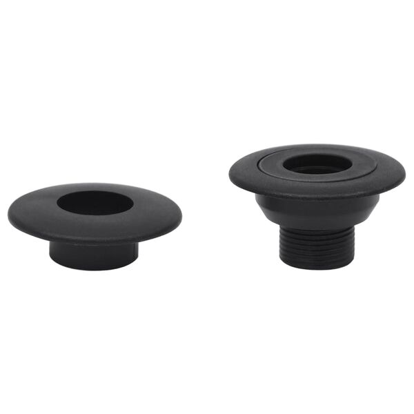 vidaXL Topes para la mesa de futbolín barra 15,9/16 mm 16 piezas