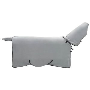 vidaXL Manta para Caballo Gris claro y rosa completo 75 cm