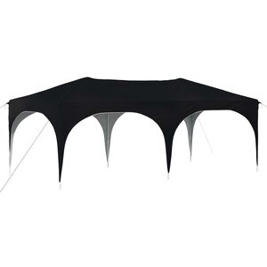 vidaXL Carpa Plegable para Fiestas 575 x 288 x 245 cm Gris antracita