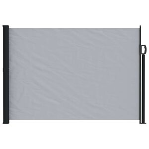 vidaXL Toldo lateral retr&aacute;ctil Gris 600 x 120 cm Poli&eacute;ster
