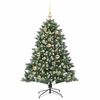 vidaXL &Aacute;rbol de Navidad artificial Verde 120 cm PVC, Pl&aacute;stico y Acero