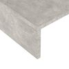 vidaXL Soporte para pantalla madera gris hormig&oacute;n 60x23,5x12 cm