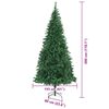 vidaXL &Aacute;rbol de Navidad artificial Verde 300 cm PVC, Metal y Pl&aacute;stico