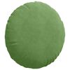 vidaXL Cojines para asiento 2 pcs Verde claro &Oslash; 40 x 13 cm Terciopelo