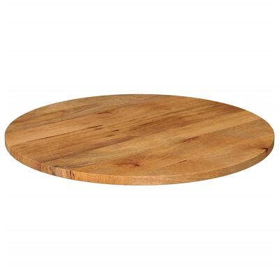 vidaXL Tablero de mesa redondo madera maciza de mango Ø 70x3,8 cm