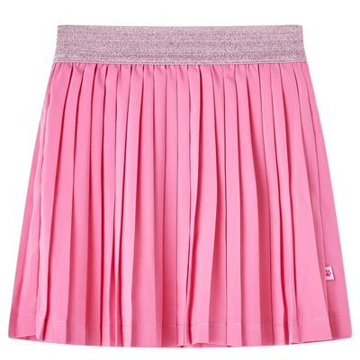 Falda plisada infantil rosa 92