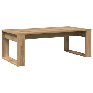 vidaXL Mesa de centro madera de ingenier&iacute;a roble artisan 102x50x35 cm
