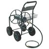 vidaXL Carrito de manguera para jardín conector de 1/2" acero 75 m