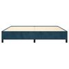 vidaXL Estructura cama sin colch&oacute;n terciopelo azul oscuro 200x200 cm