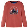 Camiseta infantil de manga larga color henna 116