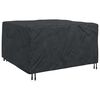 vidaXL Funda para muebles Liso Negro 150 x 150 x 75 cm 600D