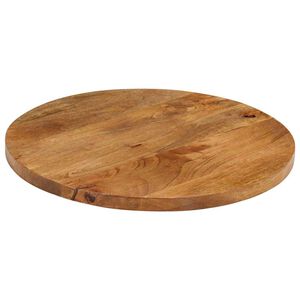 vidaXL Tablero de mesa redondo madera maciza de mango &Oslash; 40x2,5 cm