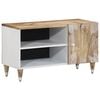 vidaXL Mueble de TV madera maciza de mango 80x31,5x46 cm