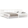 vidaXL Sof&aacute; cama extra&iacute;ble sin colch&oacute;n blanco 2x(90x200) cm