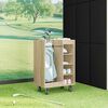 vidaXL Armario de Golf con rueda Liso Roble Sonoma 65 x 45 x 98 cm