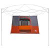vidaXL Tienda interior Gris y naranja 280 x 220 x 176 cm tafet&aacute;n