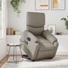 vidaXL Sill&oacute;n reclinable de masaje el&eacute;ctrico cuero sint&eacute;tico capuchino