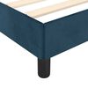 vidaXL Estructura de cama sin colch&oacute;n terciopelo azul oscuro 160x200cm