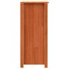 vidaXL Vitrina Marr&oacute;n cera 70 x 35 x 80 cm Madera de pino macizo