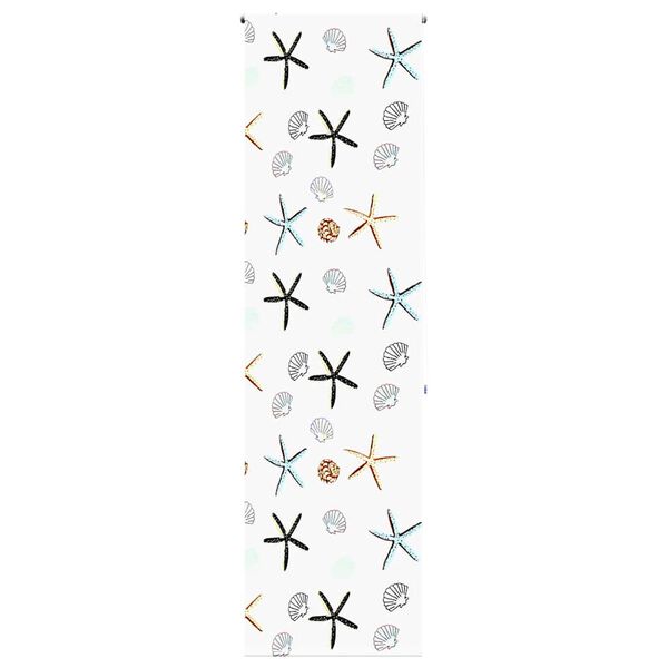 vidaXL Estor enrollable para ducha tela 60x240 cm ancho 56 cm