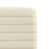 vidaXL Sillas de comedor 4 unidades cuero sint&eacute;tico color crema