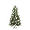 vidaXL &Aacute;rbol de Navidad artificial con ramas articuladas Verde 120 cm