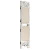 vidaXL Biombo divisor de 5 paneles de tela color crema 175x165 cm