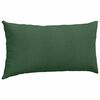 vidaXL Cojines de sofá 2 pcs Verde oscuro 80 x 40 cm Tela de pana