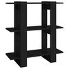 vidaXL Estanter&iacute;a/divisor de espacios negro 80x30x87 cm