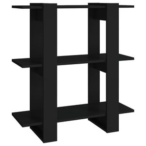 vidaXL Estanter&iacute;a/divisor de espacios negro 80x30x87 cm
