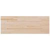vidaXL Tablero de mesa rectangular madera maciza pino 110x40x2,5 cm