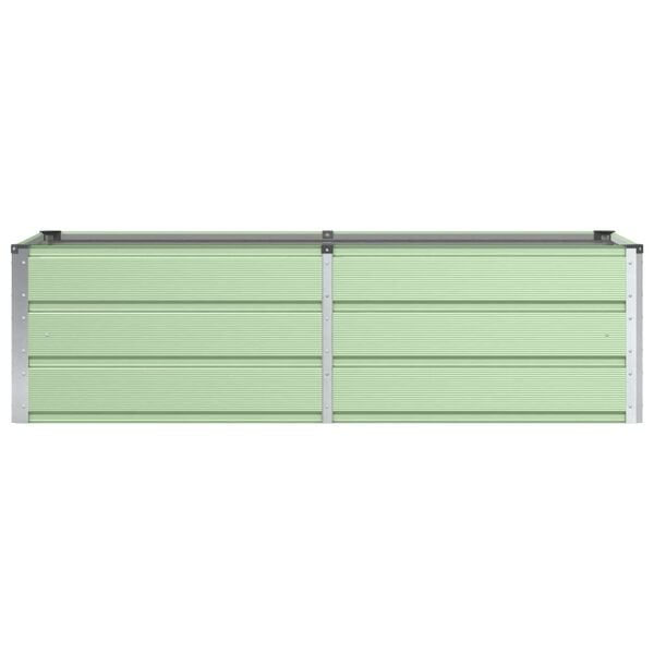 vidaXL Jardinera Verde 160 x 80 x 45 cm Acero