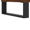 vidaXL Mesa de centro madera contrachapada roble ahumado 60x44,5x45 cm