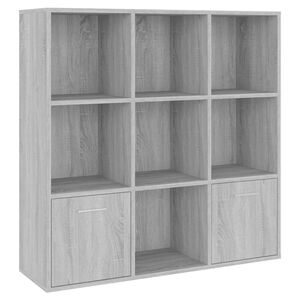 vidaXL Estanter&iacute;a color gris Sonoma 98x30x98 cm
