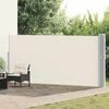 vidaXL Toldo lateral retr&aacute;ctil para patio color crema 170x1200 cm