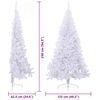 vidaXL &Aacute;rbol de Navidad artificial con 300 LED 240 cm PVC y Acero