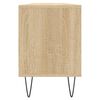 vidaXL Mueble de TV madera contrachapada roble Sonoma 150x30x44,5 cm
